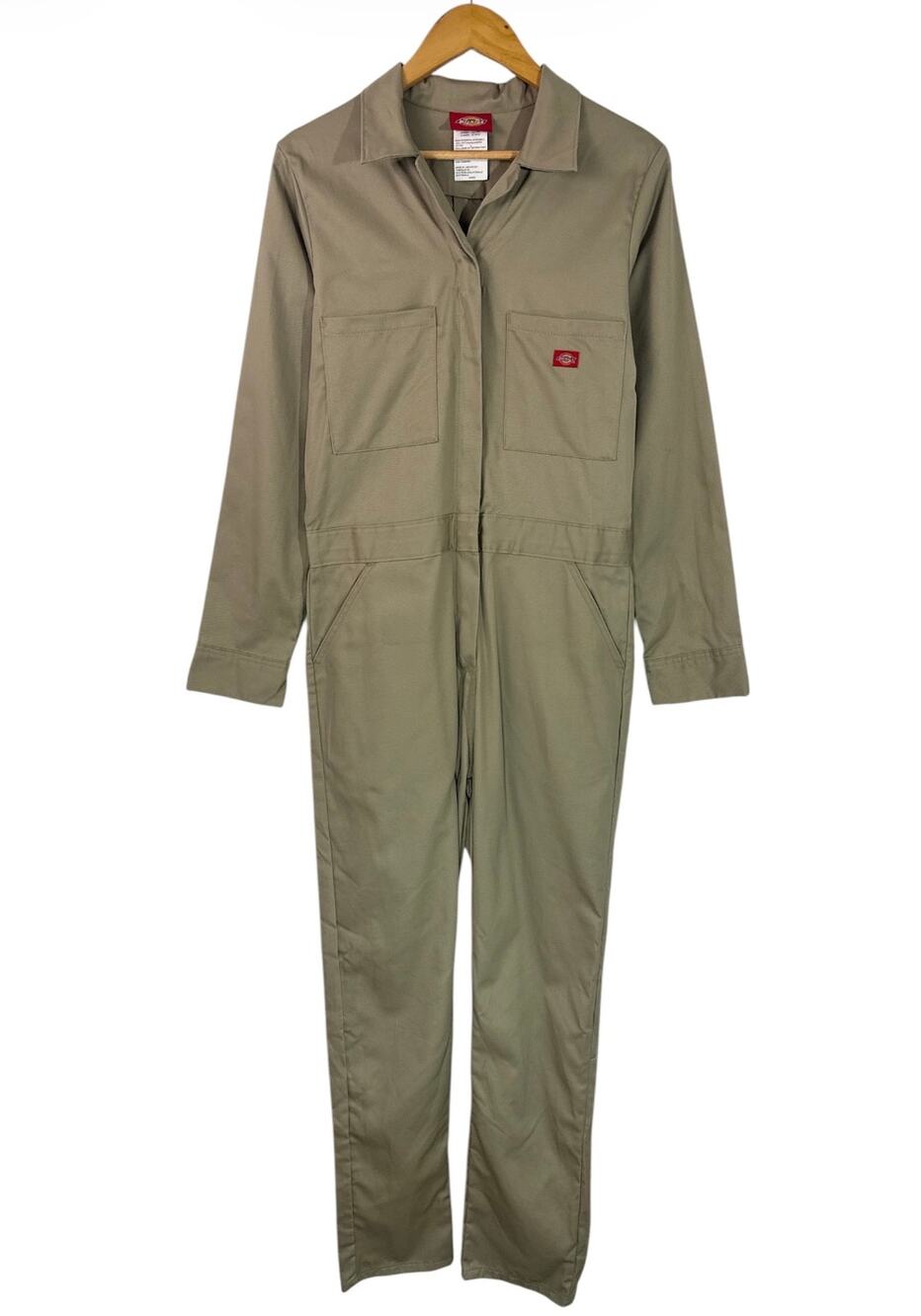 Dickies Women’s Khaki Utility Coverall Jumpsuit Size M NWT